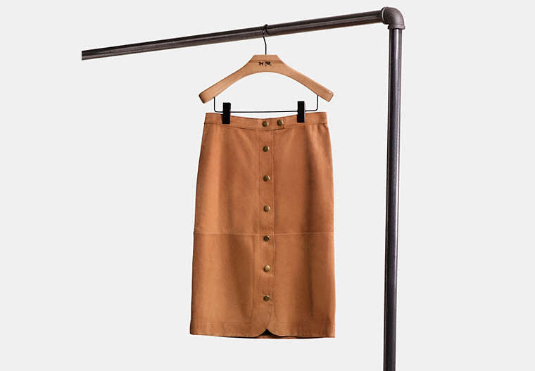 Restored Suede Skirt