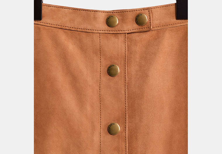 Restored Suede Skirt