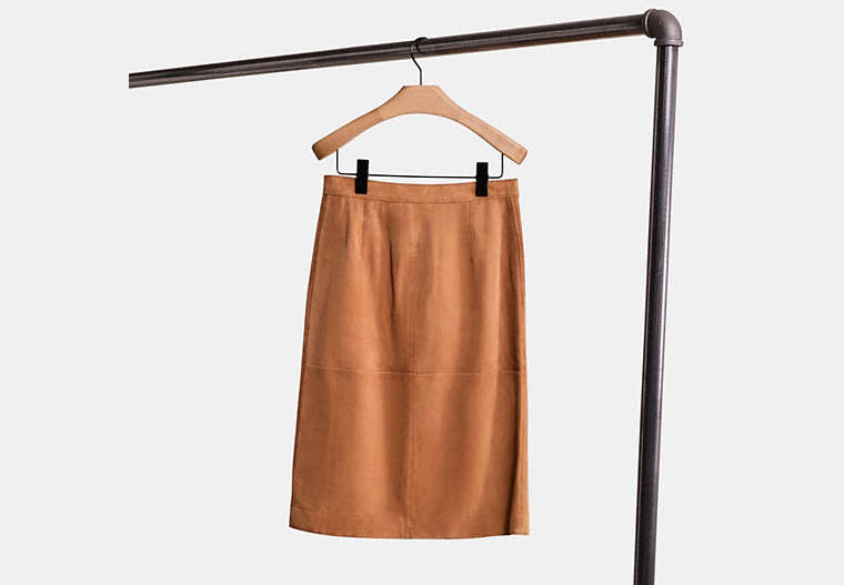 Restored Suede Skirt