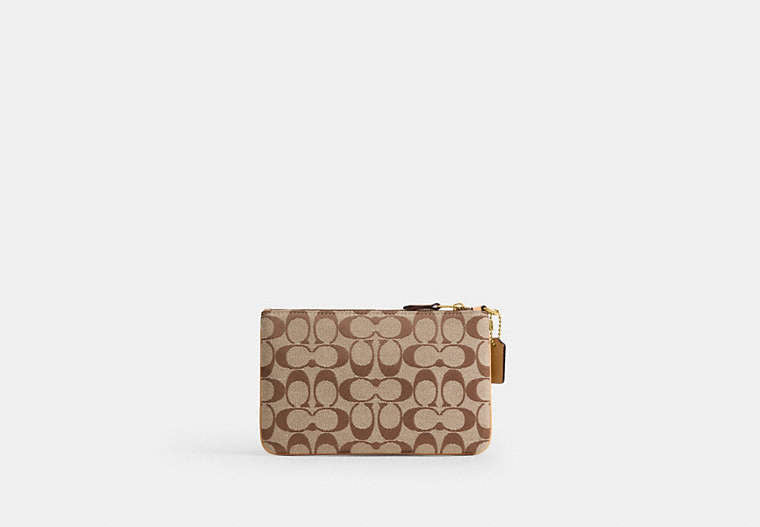 Essential Small Wristlet In Signature Jacquard