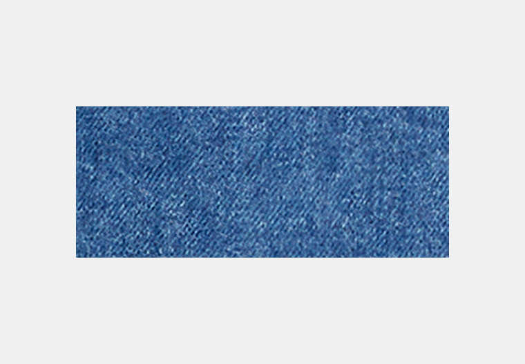 Heritage C Denim Mini Skirt In Organic Cotton