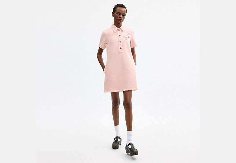 Coach | Brain Dead Short Sleeve Denim Mini Dress