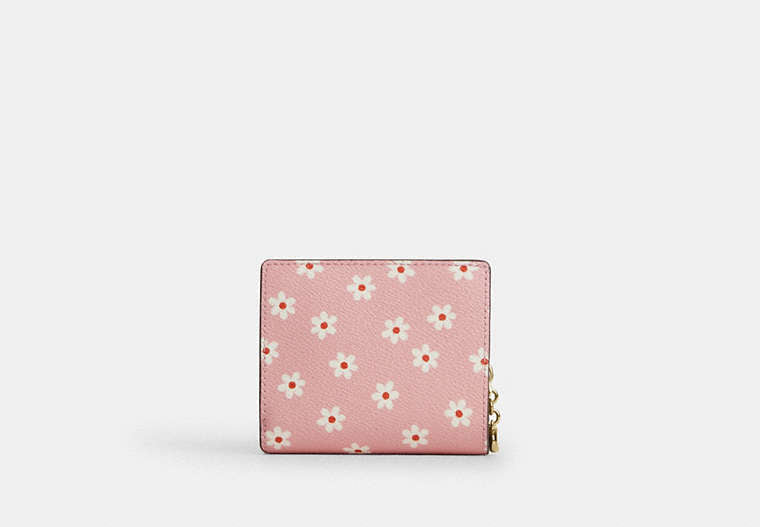 Snap Wallet With Floral Print
