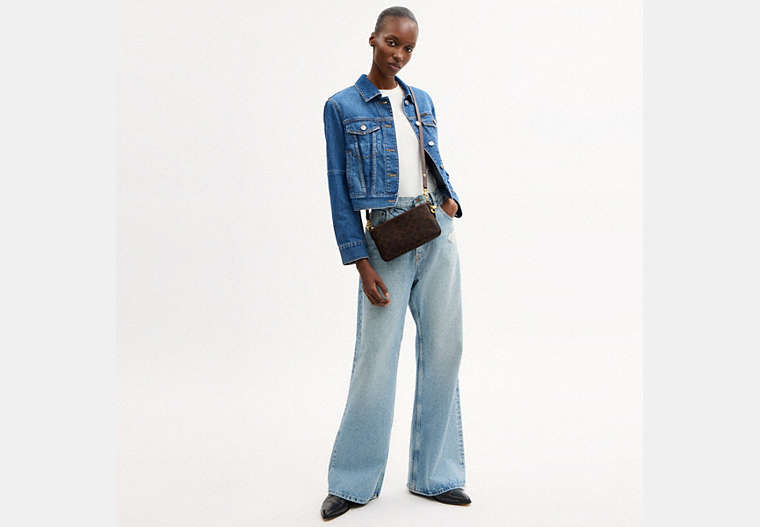 Audrey Crossbody Bag In Signature Canvas