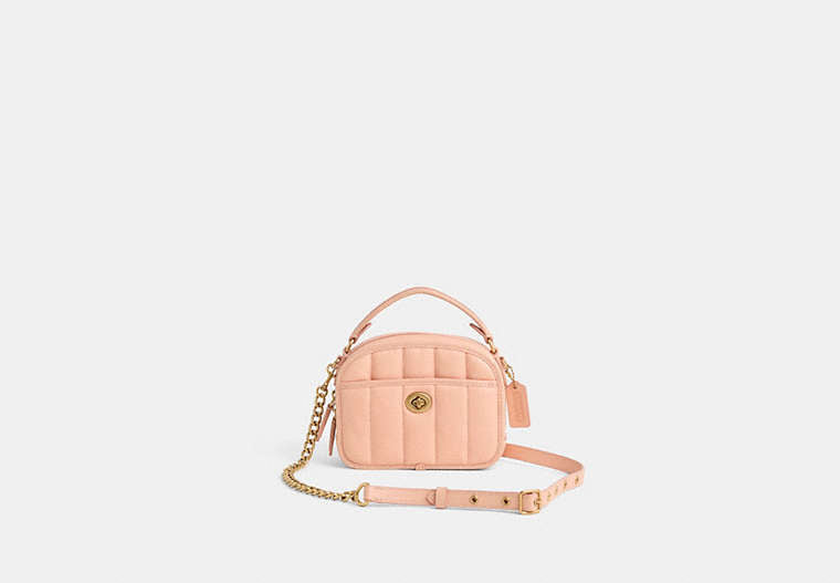 Restored Lunchbox Top Handle Bag With Quilting