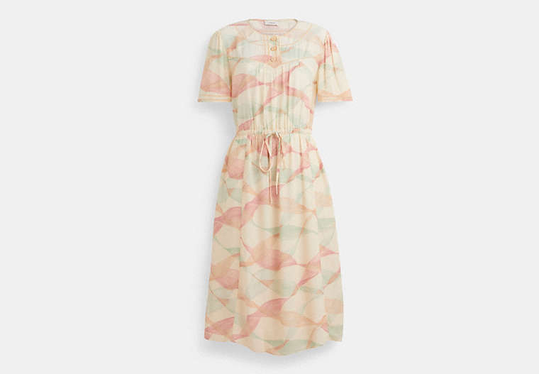 Restored Trompe L'oeil Short Sleeve Dress