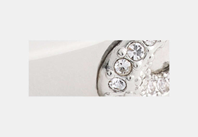Pavé C Hinged Bangle