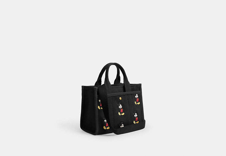 Disney X Coach Cargo Tote Bag 20 With Mickey Mouse In Regenerative Cotton Canvas