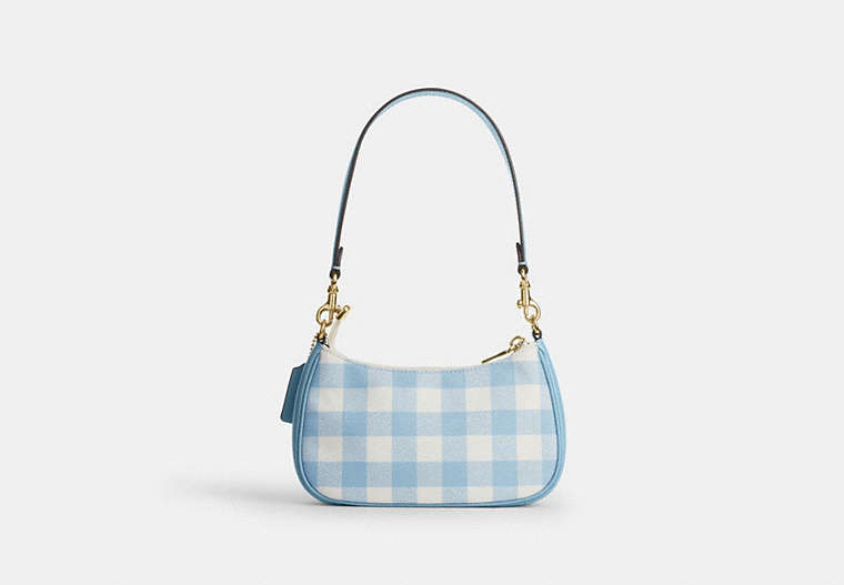 Teri Mini Crossbody Bag With Gingham Print And Charm