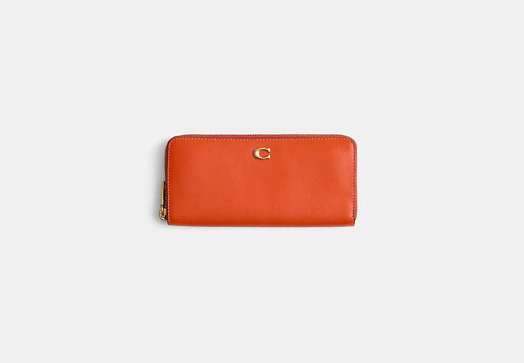 Restored Slim Accordion Zip Wallet