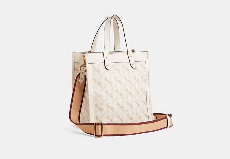 Reloved Field Tote With Horse And Carriage Print