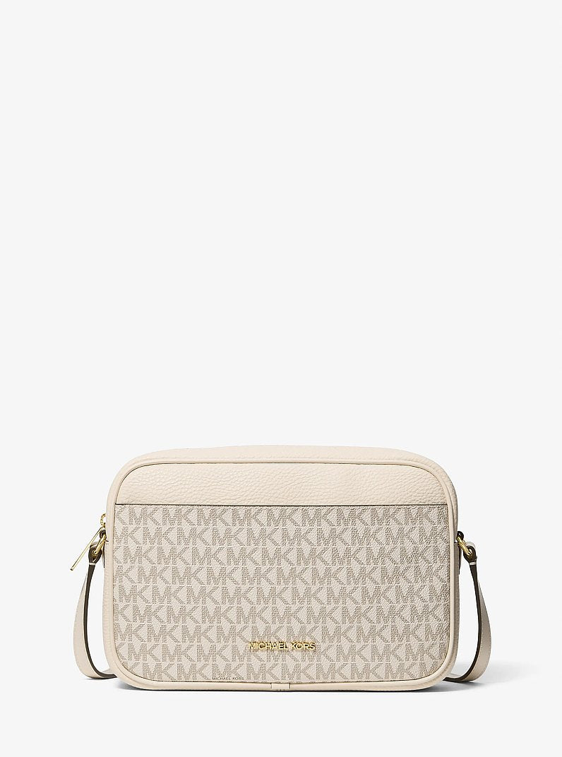 Jet Set Travel Large Signature logo Camera Crossbody Bag