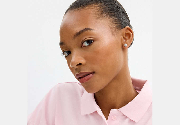 Signature Pearl Stud Earrings