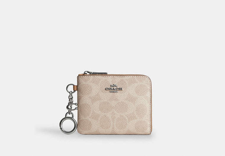 Small Corner Zip Wallet In Signature Canvas