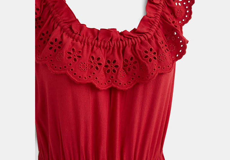 Restored Sleeveless Ruffle Dress