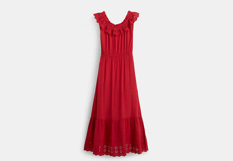 Restored Sleeveless Ruffle Dress
