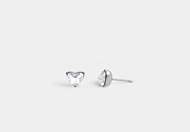 Halo Heart Stud Earrings