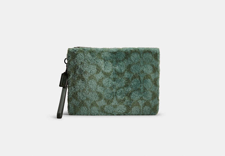 Restored Charter Pouch In Signature Shearling