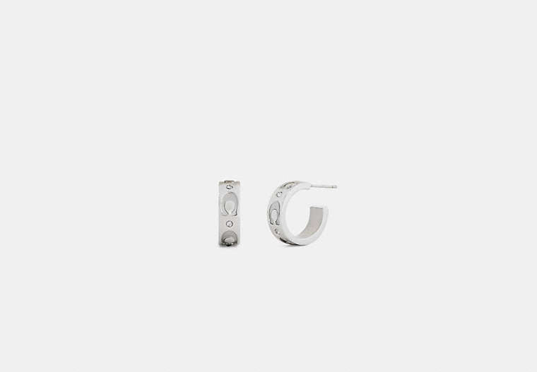 Repeated C Huggie Earrings