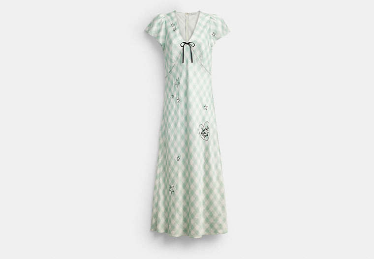 Coach | Brain Dead Embroidered Gingham Dress