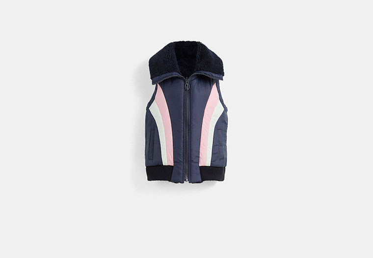 Restored Reversible Shearling Vest