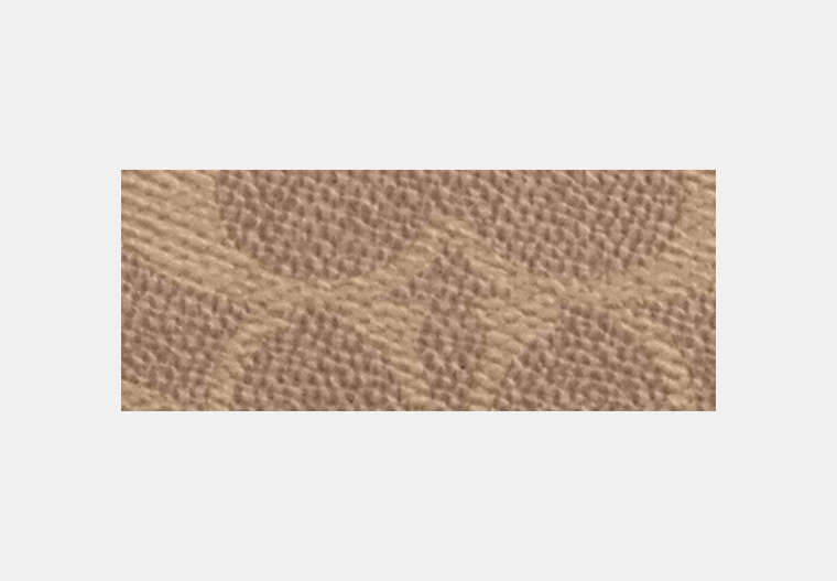 Long Zip Around Wallet In Signature Canvas