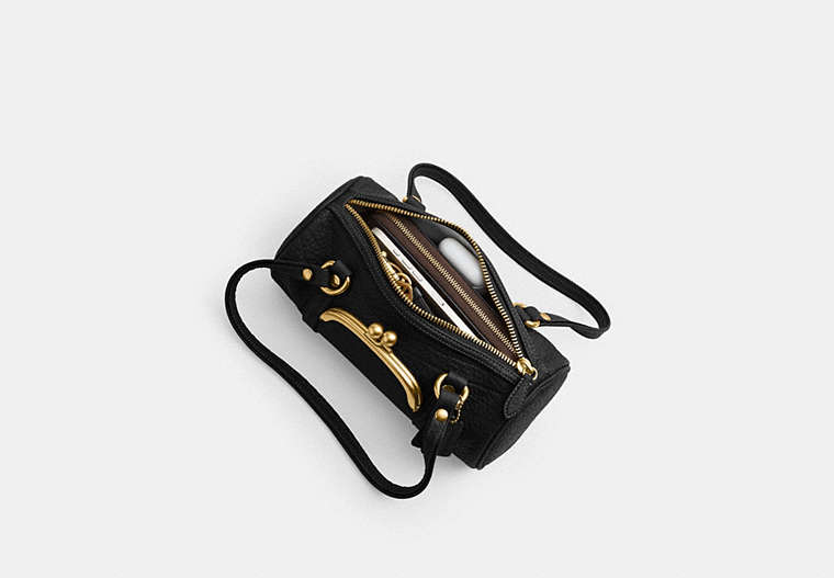 Kisslock Barrel Bag 28
