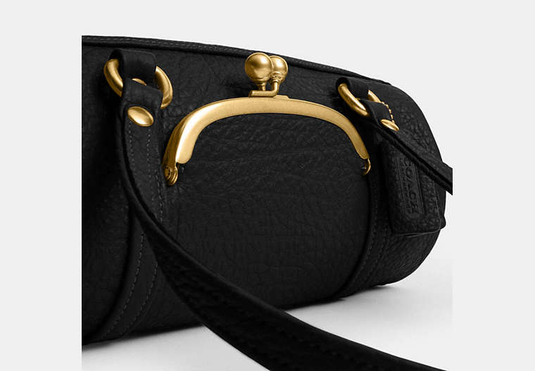 Kisslock Barrel Bag 28