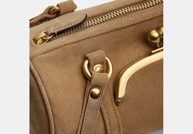 Kisslock Barrel Bag 28