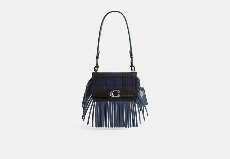 Reloved Bandit Crossbody Bag With Plaid Print