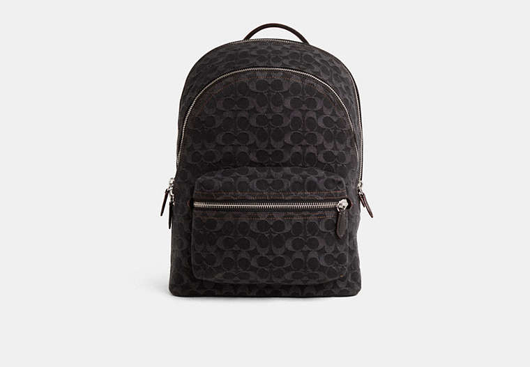 Restored Charter Backpack In Signature Denim