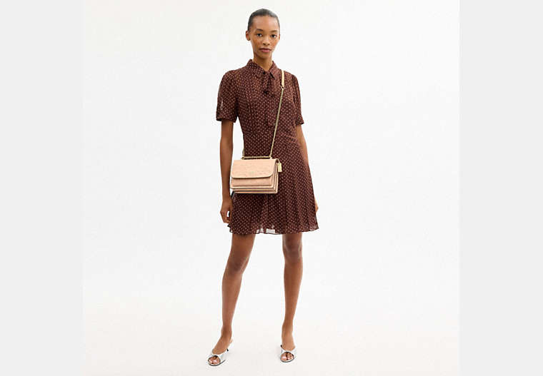 Klare Crossbody Bag In Signature Leather