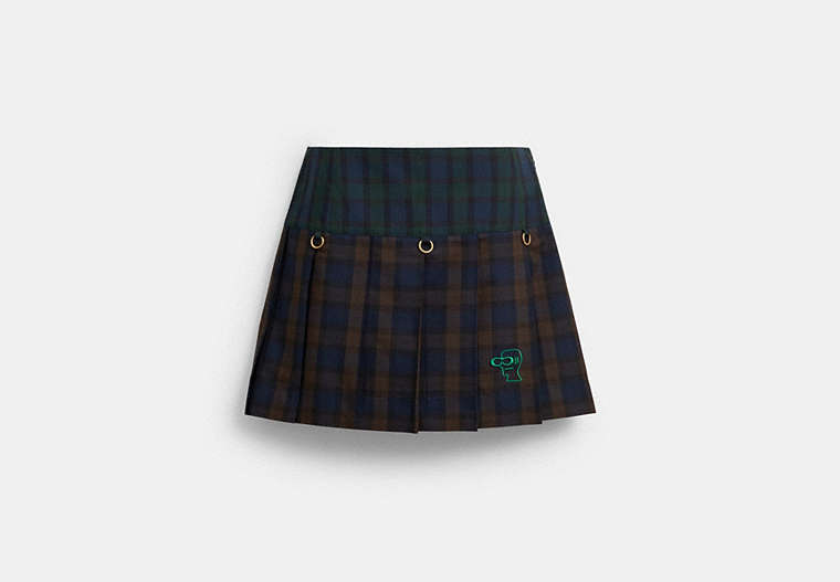 Coach | Brain Dead Mini Plaid Pleated Skirt