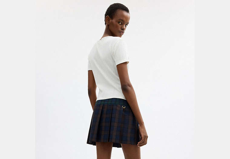 Coach | Brain Dead Mini Plaid Pleated Skirt