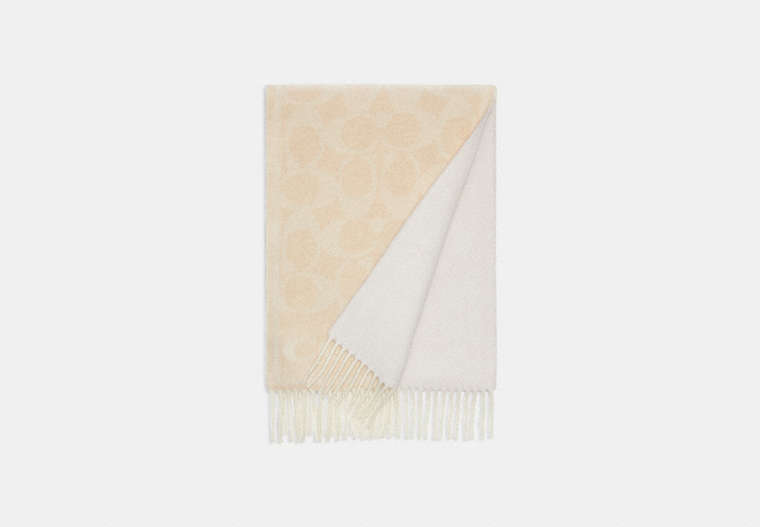 Reversible Signature Cashmere Muffler