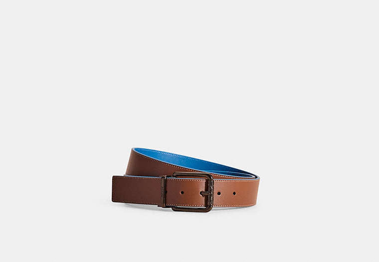 Restored Roller Buckle Cut-To-Size Reversible Belt, 38 Mm