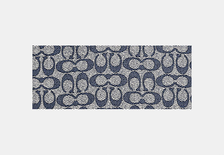 Textured Signature Print Silk Square Scarf