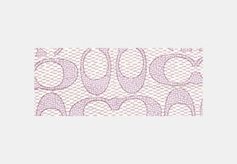 Textured Signature Print Silk Square Scarf