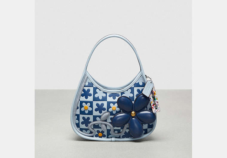 Restored Upcrafted Checkerboard Puffy Flower Ergo