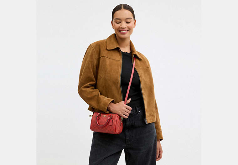 Mini Rowan Crossbody Bag In Signature Canvas