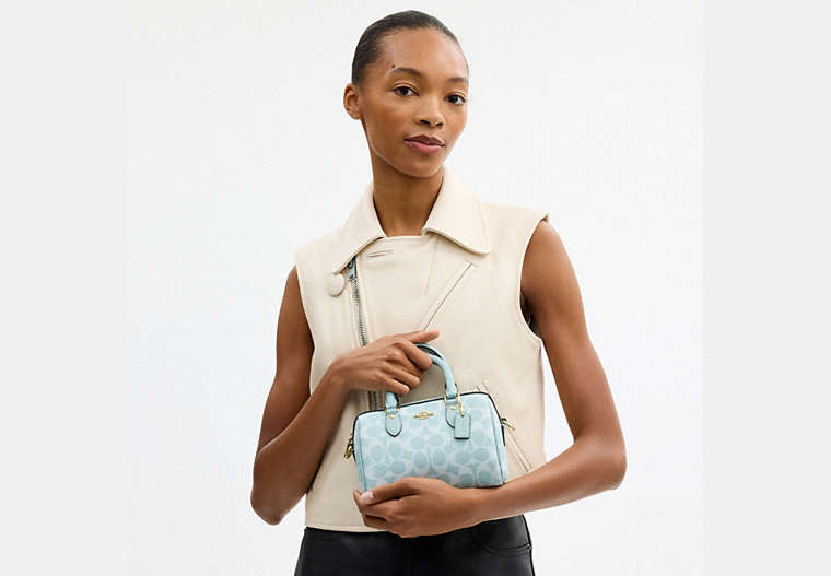Mini Rowan Crossbody Bag In Signature Canvas