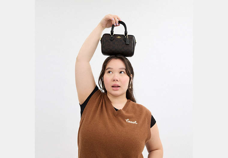 Mini Rowan Crossbody Bag In Signature Canvas