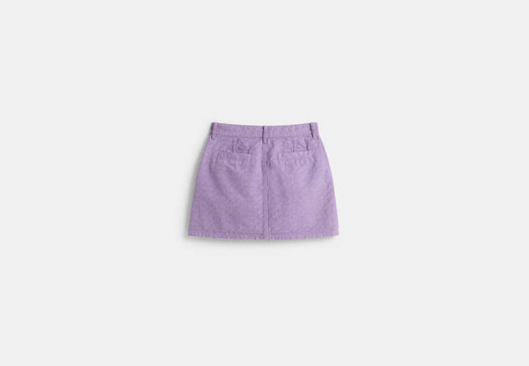 Restored Signature Denim Skirt