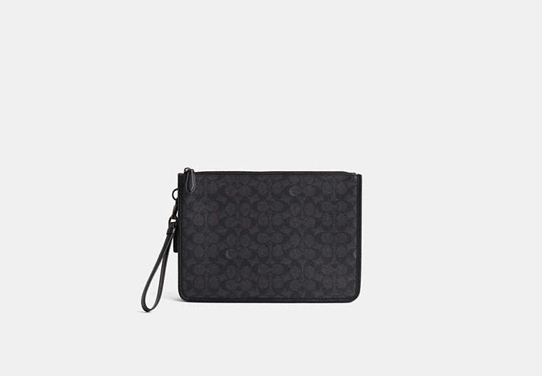Restored Charter Pouch In Signature Canvas
