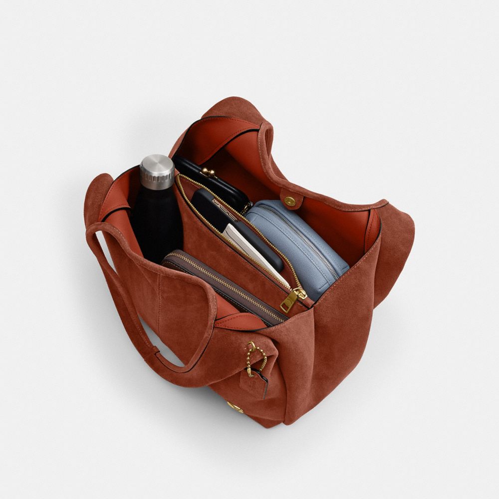 Coach Lana Shoulder Bag Brass Clay