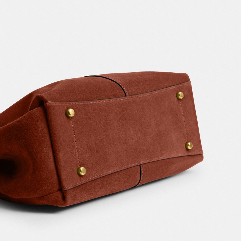 Coach Lana Shoulder Bag Brass Clay