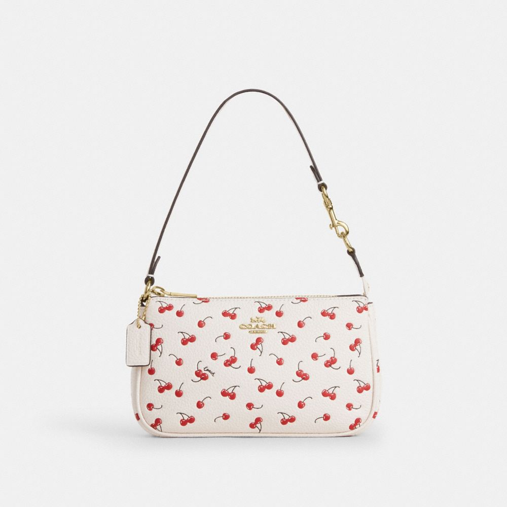 Coach Nolita 19 With Cherry Print Gold Chalk Multi