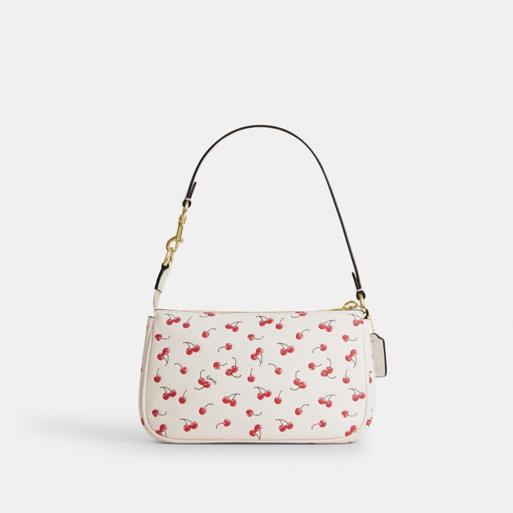 Coach Nolita 19 With Cherry Print Gold Chalk Multi
