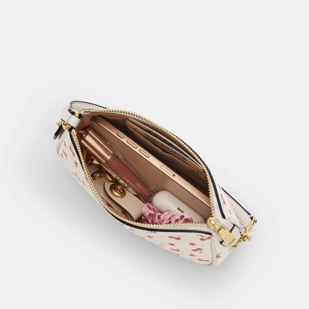 Coach Nolita 19 With Cherry Print Gold Chalk Multi