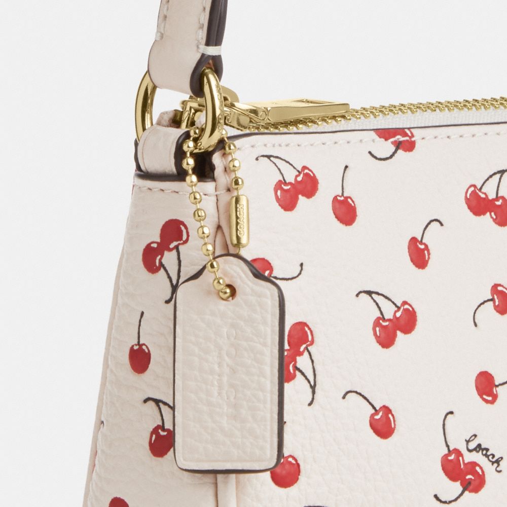 Coach Nolita 19 With Cherry Print Gold Chalk Multi